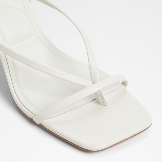 RIVA White Women Heels image number 4