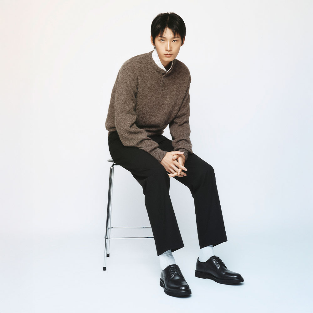 Geoffa-In Men's Black Lace Up image number 0