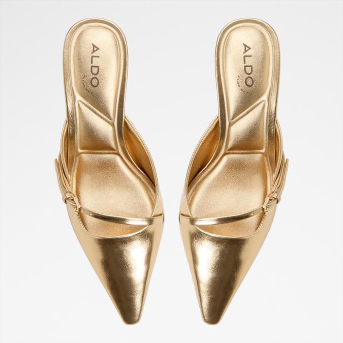 Goldenhaze-In Women's Gold Pumps image number 2