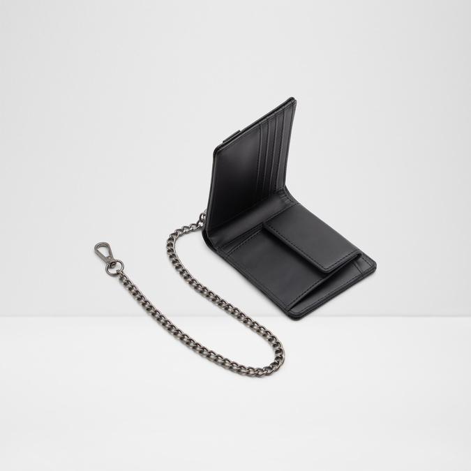 Axton Men's Black Wallet On A Chain