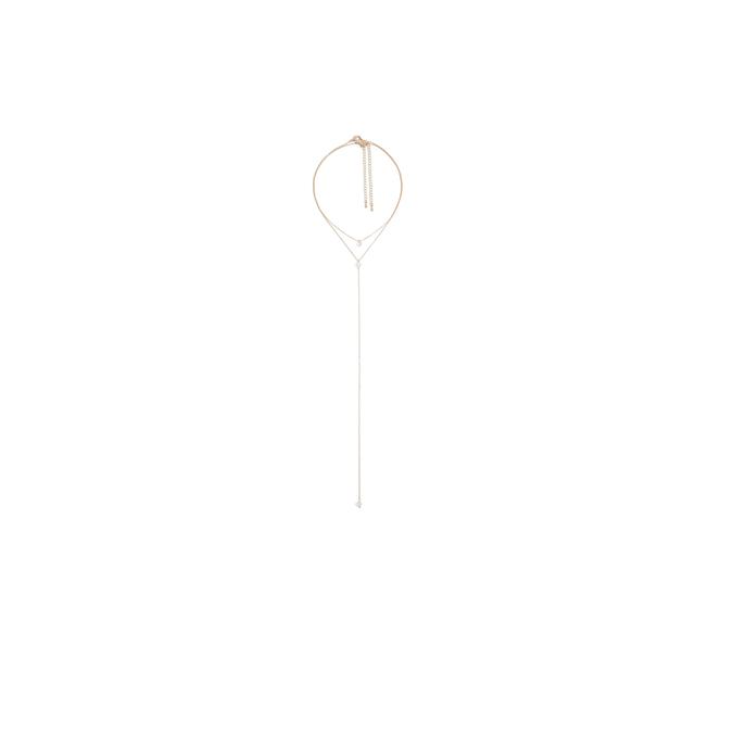 Dillane Women's Clear On Gold Necklace image number 0