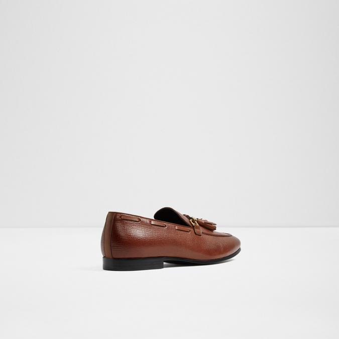 Olaleviel Men's Cognac Dress Loafers image number 3