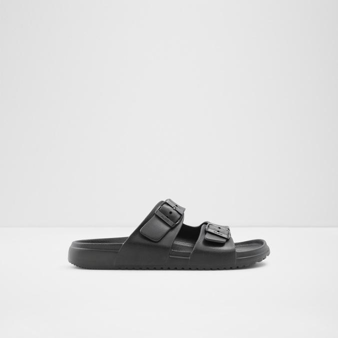 Hideo Men's Black Double Band Sandals image number 0
