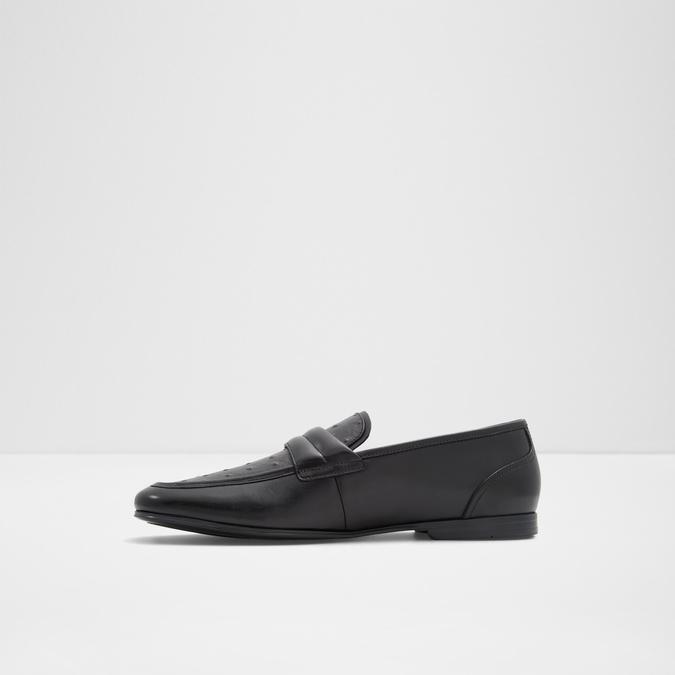 Platinum Men's Black Loafers image number 3