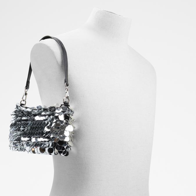 Sequina Women's Silver Shoulder Bag image number 3