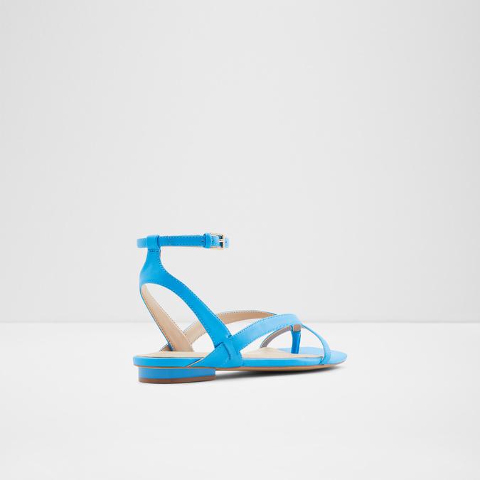 Rhigoni Women's Blue Flat Sandals image number 1