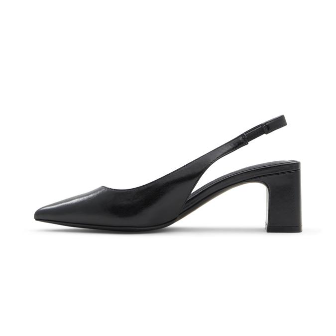 Rozalia Women's Black Block Heel Shoes image number 3