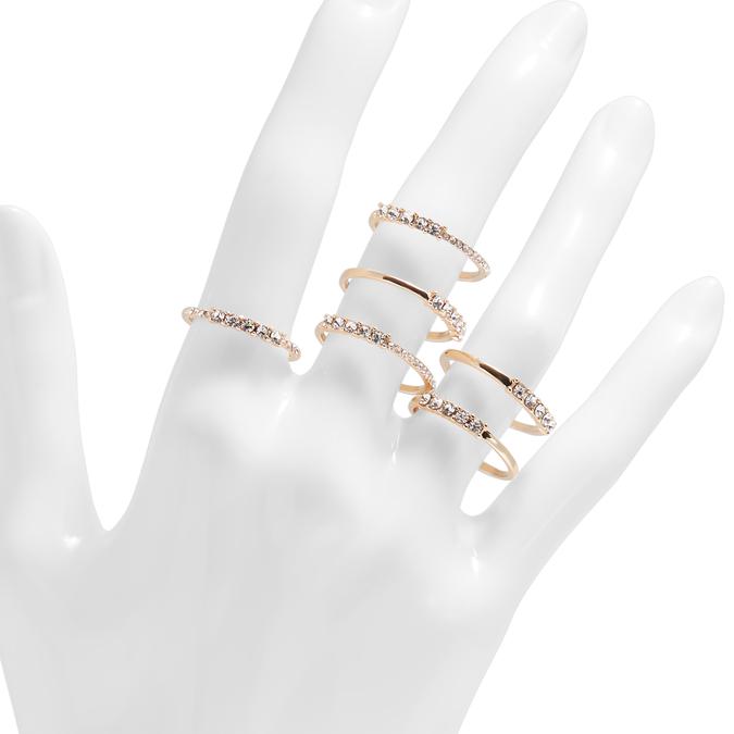 Fleischma Women's Clear On Gold Ring image number 1