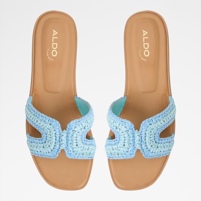 Itsandala Women's Blue Flat Sandals