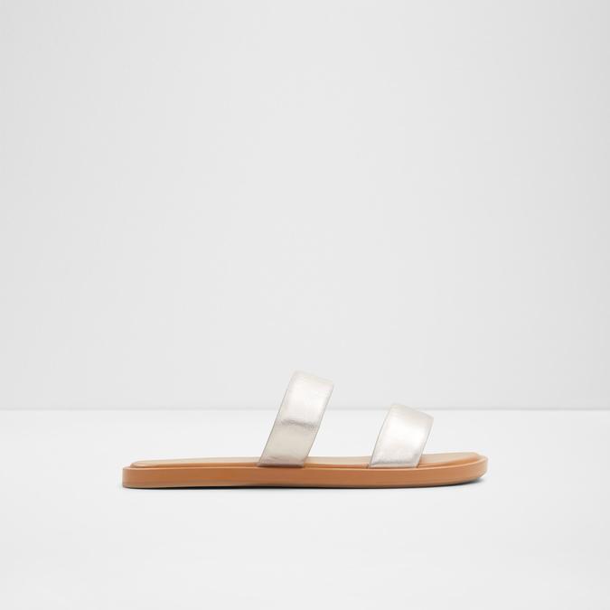 Krios-In Women's Silver Flat Sandals