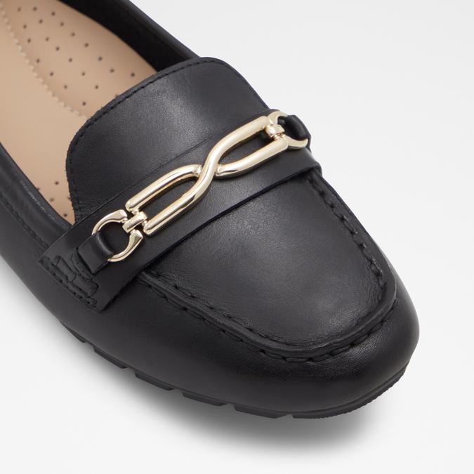 Bagdish Women's Black Loafers image number 5