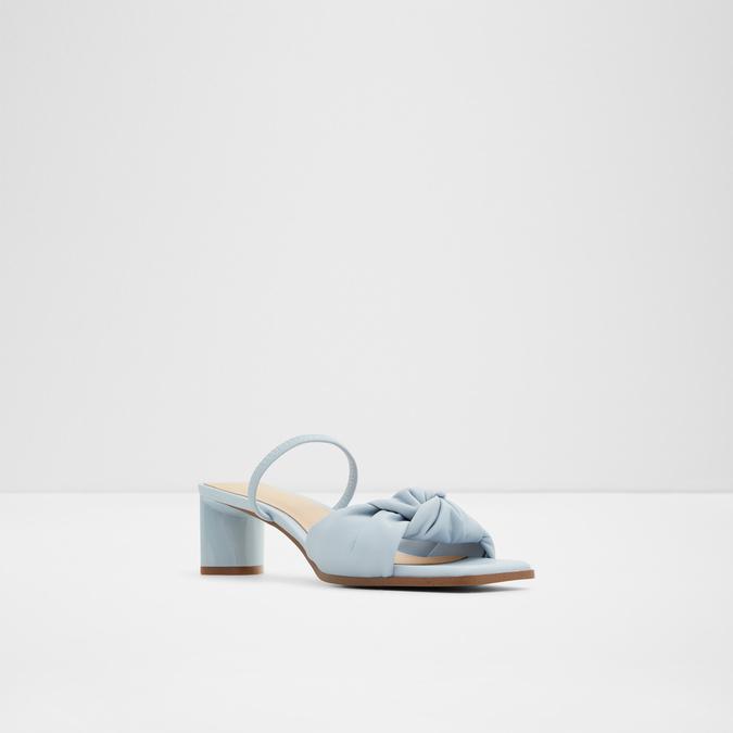 Wigoveth Women's Light Blue Block Heel Sandals image number 4