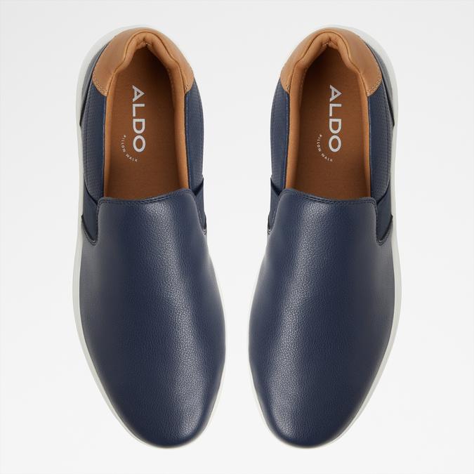 Leejaya-In Men's Navy Low-Top