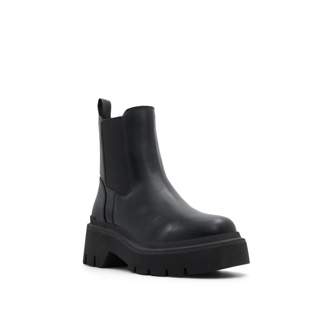 Allena Women's Black Ankle Boots image number 4