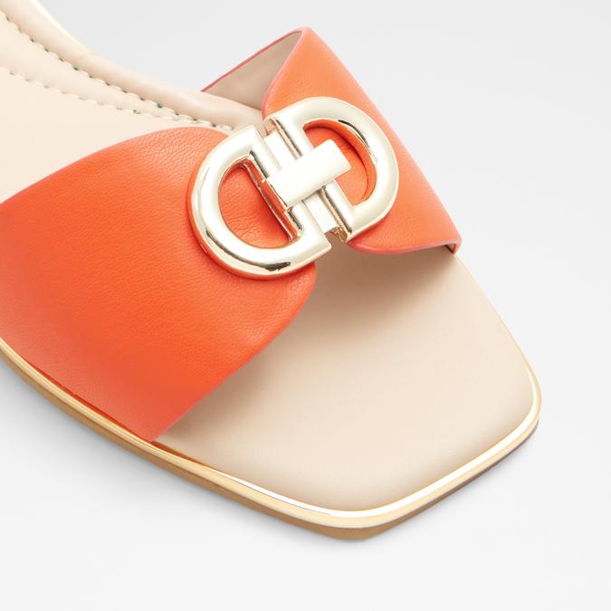 Bellenor Women's Orange Flat Sandals image number 5