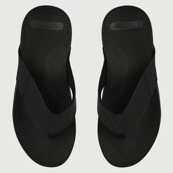 STEFFENA-IN Black Men Thong Sandals image number 4