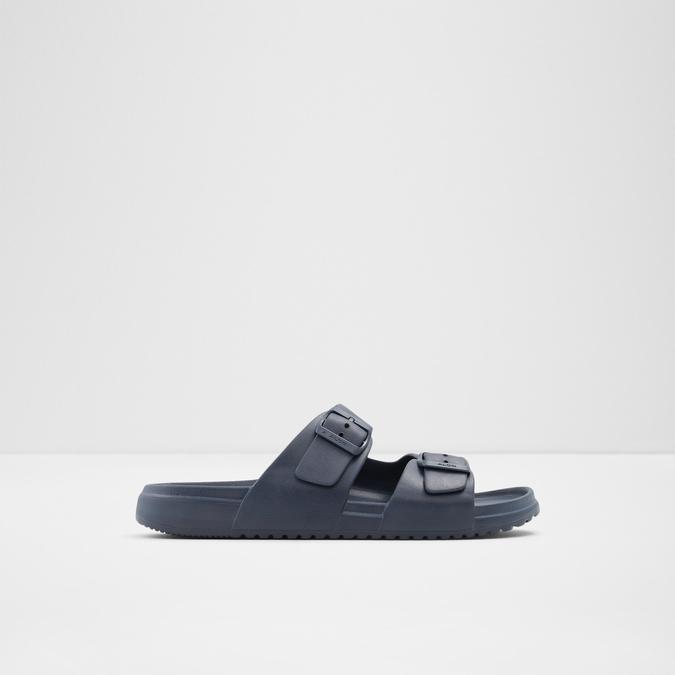 Hideo Men's Navy Double Band Sandals image number 0