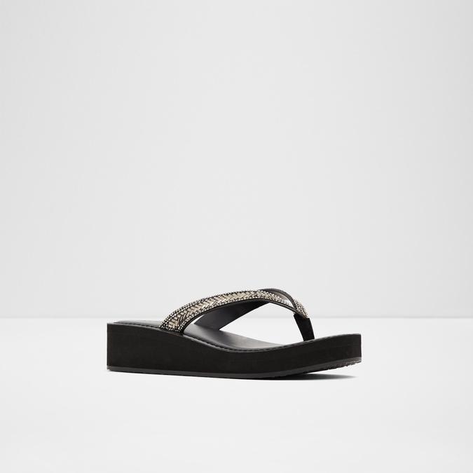 Chyreen Women's Black Sandals image number 3