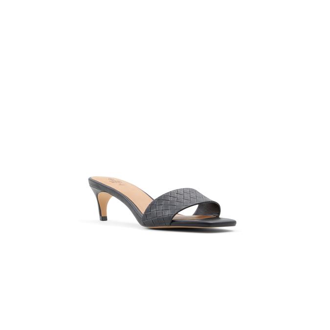 Aabella Women's Black Heeled Sandals image number 3