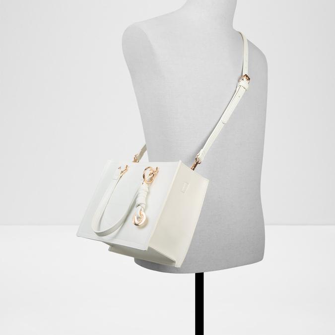 Custantina Women's White Satchel image number 3