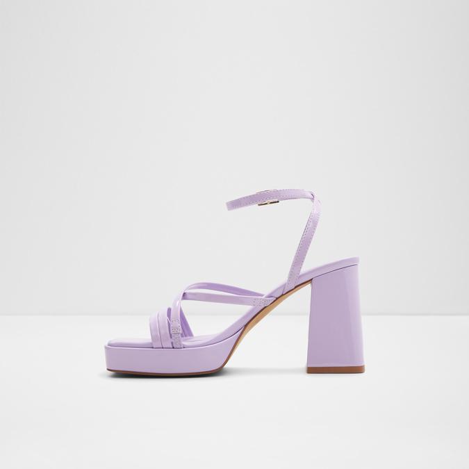 Taia Women's Light Purple Block Heel Sandals image number 3