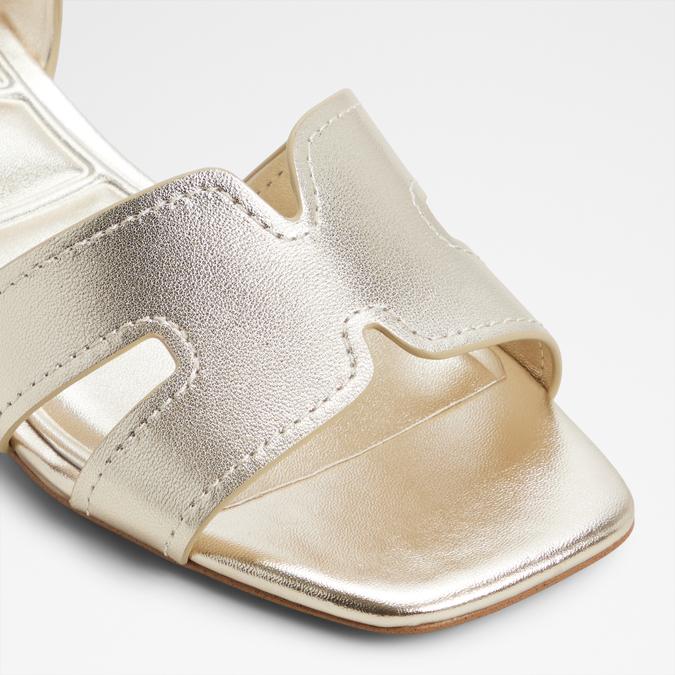 JAVAMANNON Gold Women Heels image number 4