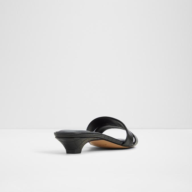 SCARLETTA-IN Black Women Block Heel Sandals