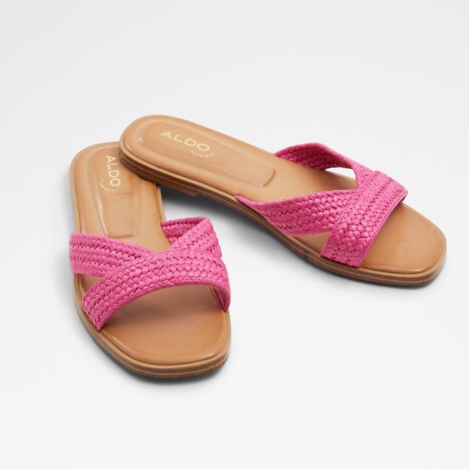 Caria Women's Pink Flat Sandals
