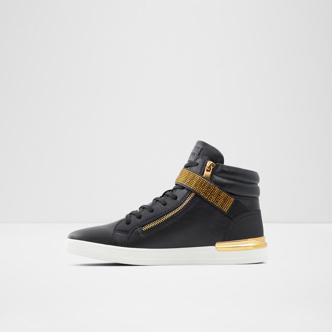 Roger Men's Black High Top Sneakers image number 2