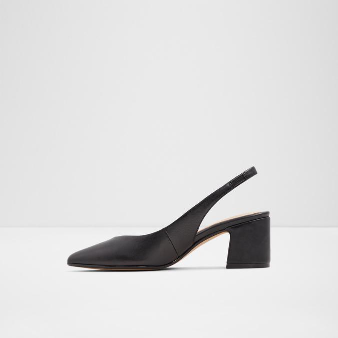 Civet Women's Black Block Heel Shoes image number 2