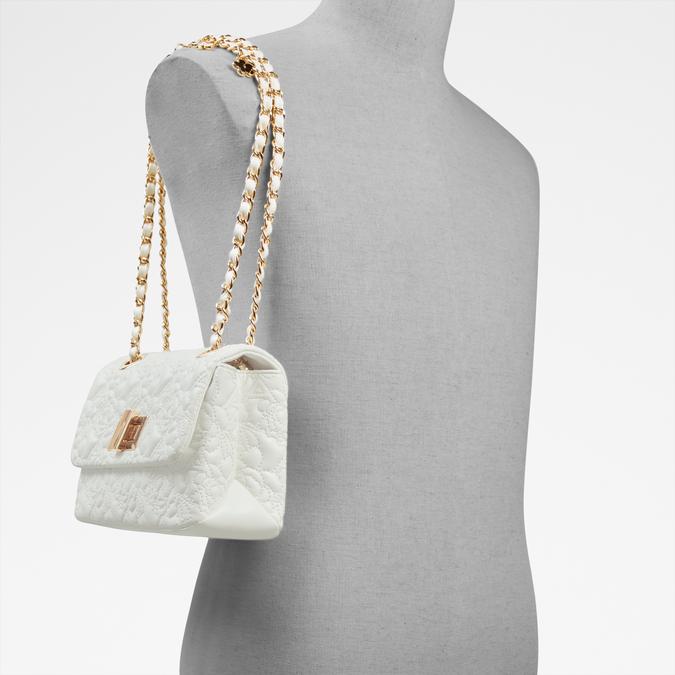 Abire Women's White Shoulder Bag image number 4