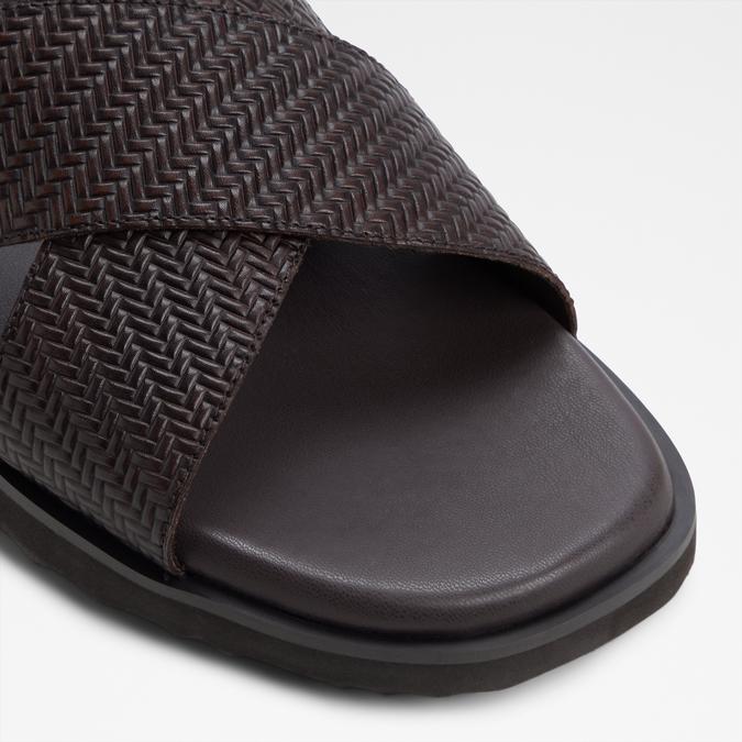 Silvoa-In Men's Brown Back Strap Sandals image number 5