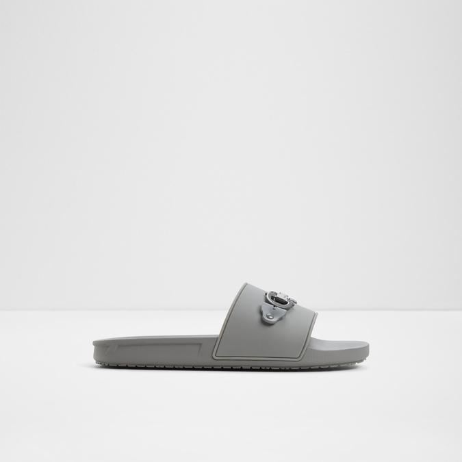 LOUNGESLIDE Grey Men Single Strap Sandals