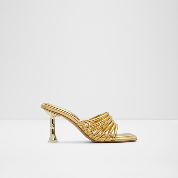 Harpa Women's Gold Dress Sandals image number 0