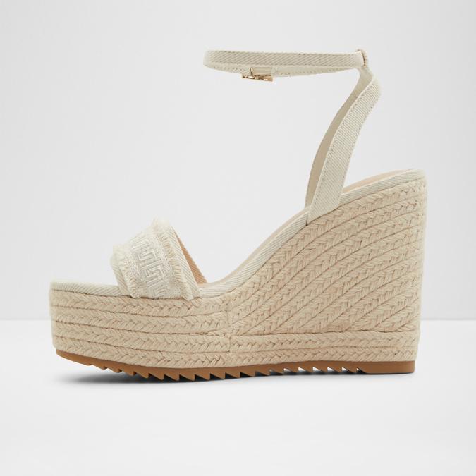 Aberitram Women's White Wedges image number 4
