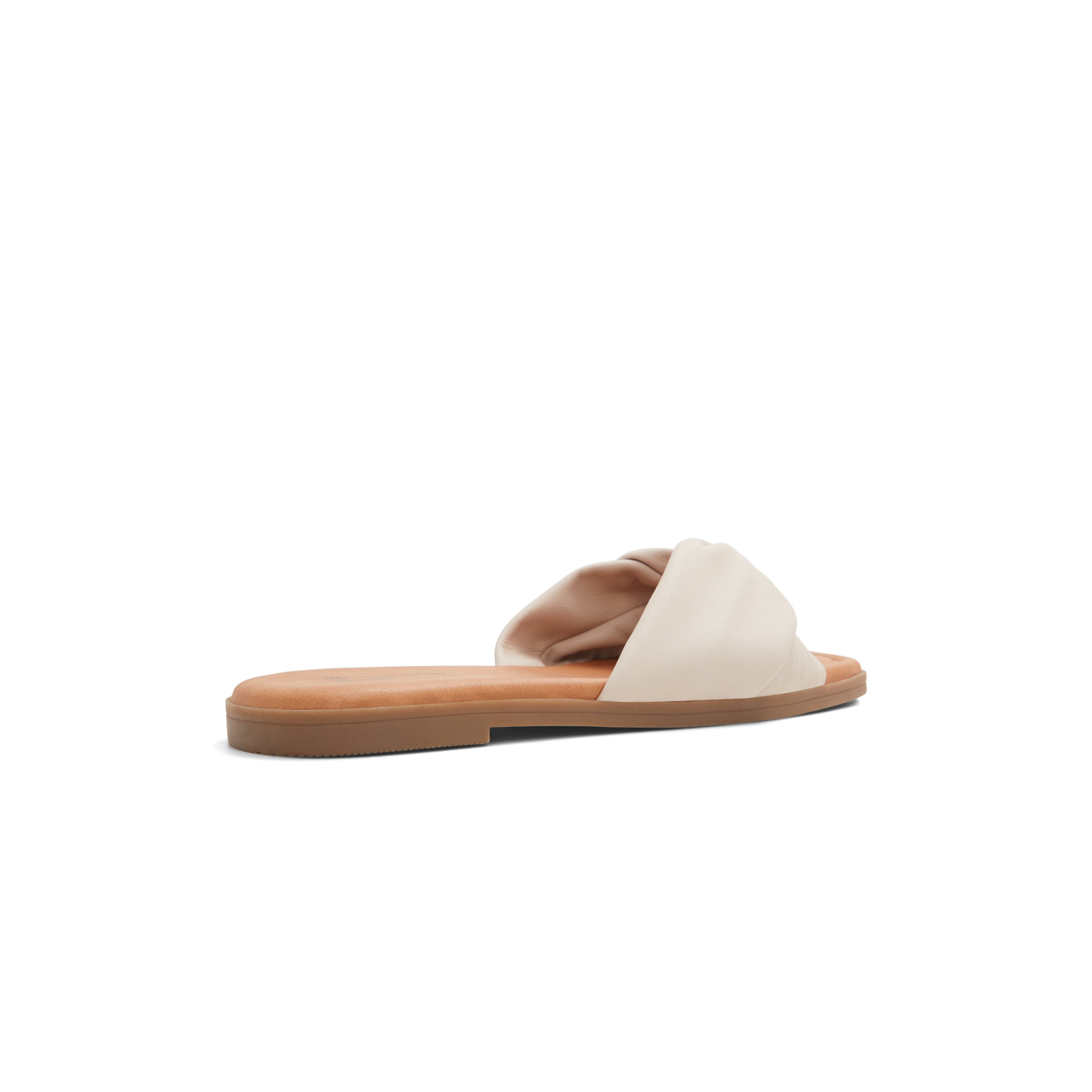 Peaches Women's Beige Flat Sandals image number 2