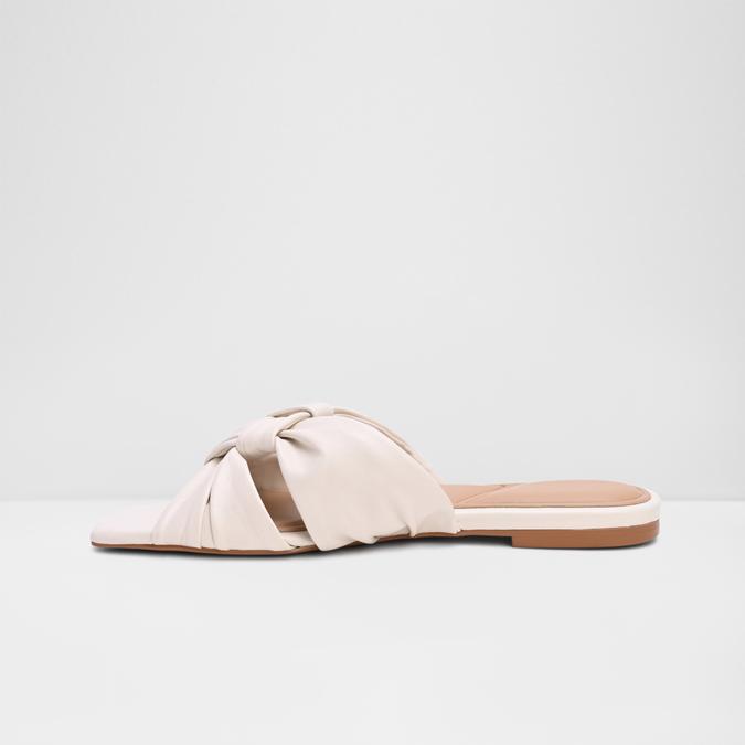 Henrielle-Inn Women's White Flat Sandals image number 3