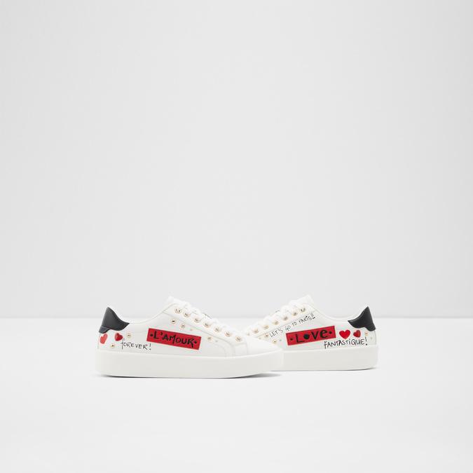 Amorette Women's White Sneakers image number 2