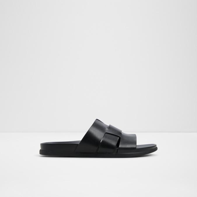 Padiena-In Men's Black Strap Sandals