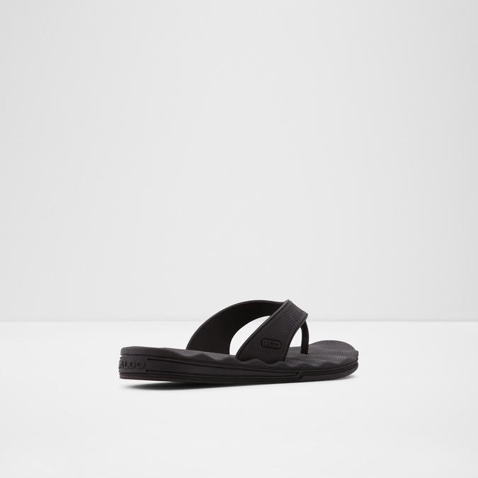 Haciendo Men's Black Thong Sandals image number 2