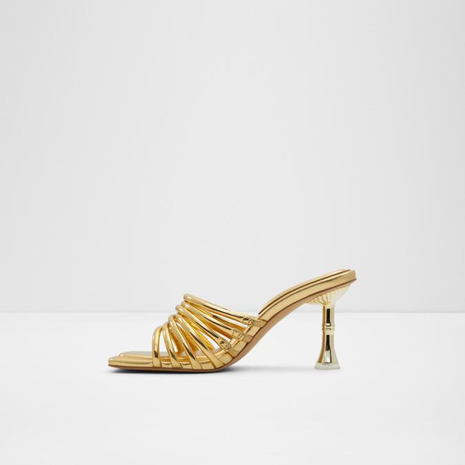 Harpa Women's Gold Dress Sandals image number 2