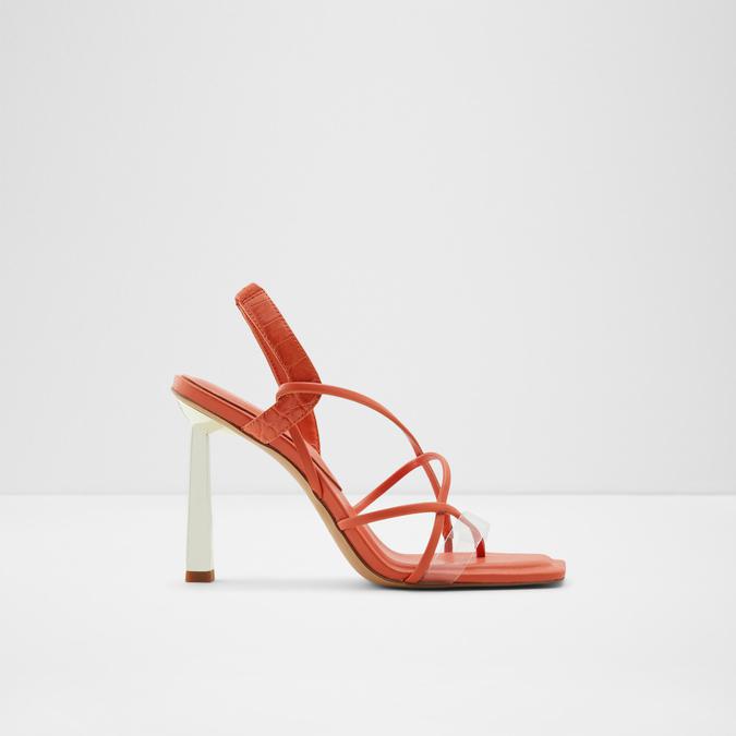 Womens orange dress sandals cheap