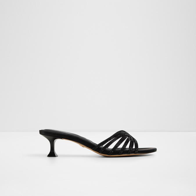 Delphie-In Women's Black Dress Sandals