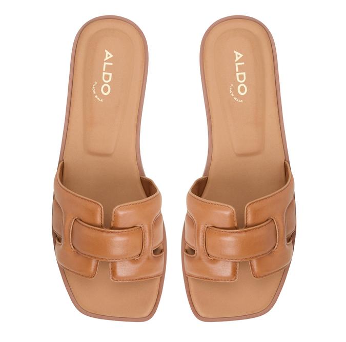 ELENYA-IN Brown Women Flat Sandals image number 3
