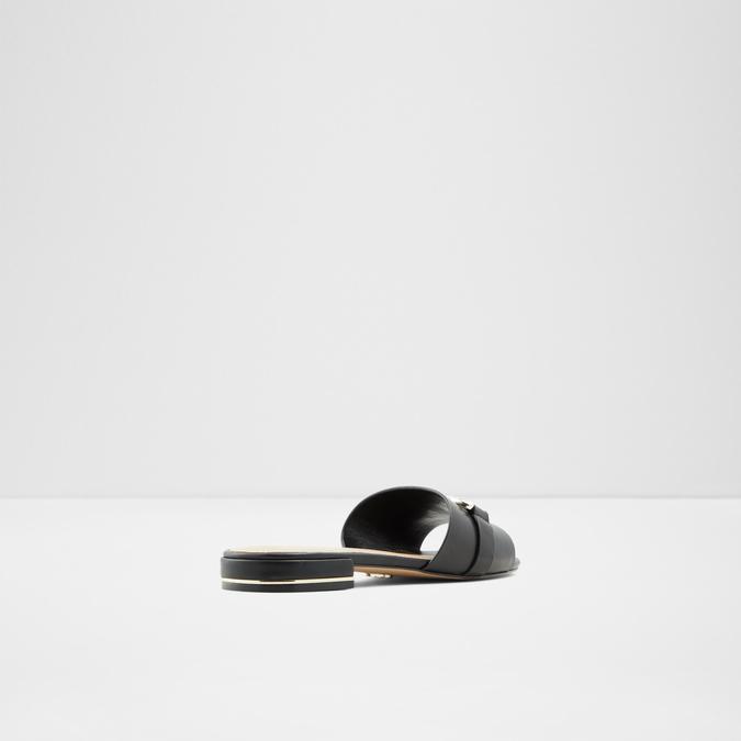 Sevyflex Women's Black Flat Sandals image number 2