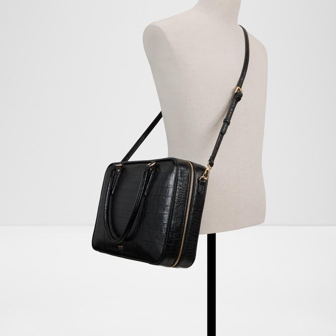 DAREA Black Women Laptop Bag image number 3