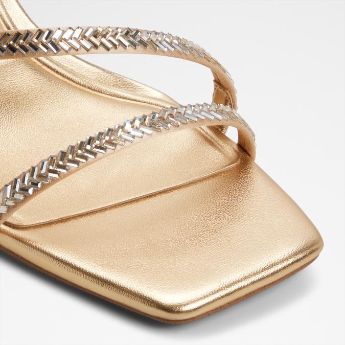 AVELINNE GOLD Women Dress Sandals image number 4