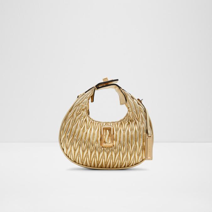 Gold Pu Mini Knot Handle Grab Bag | PrettyLittleThing USA