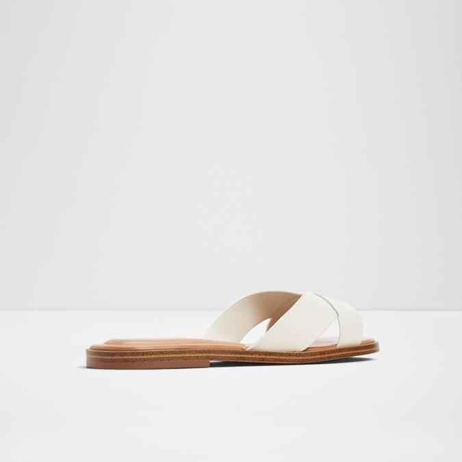 Caria Women's White Flat Sandals image number 2