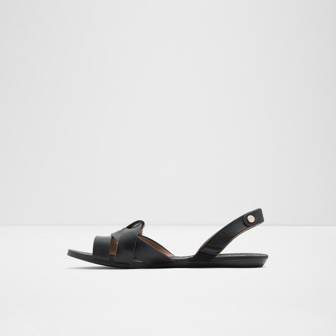Deladriewiel Women's Black Flat Sandals image number 3